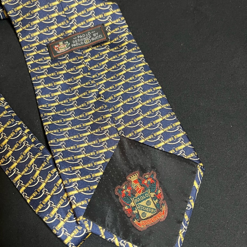Paolo Gucci Silk Tie - Picture 3 of 4